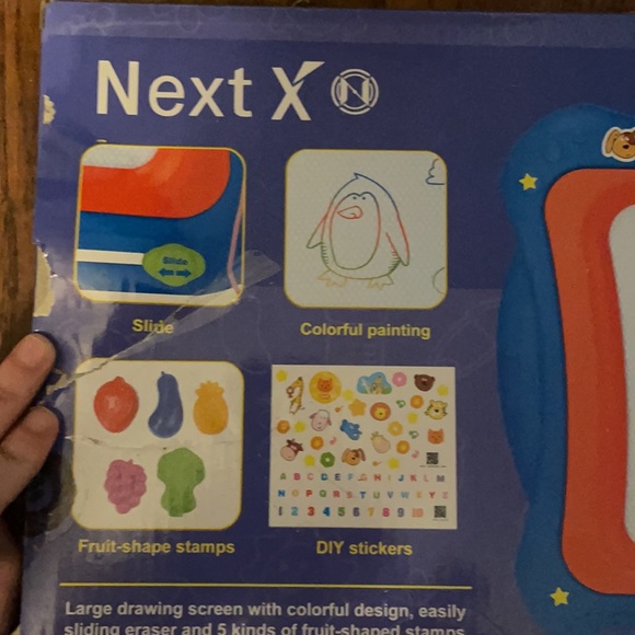 Kids Next X Drawing Board With Stickers, Stamps, A Slide, And Colorful P… - Picture 11 of 13